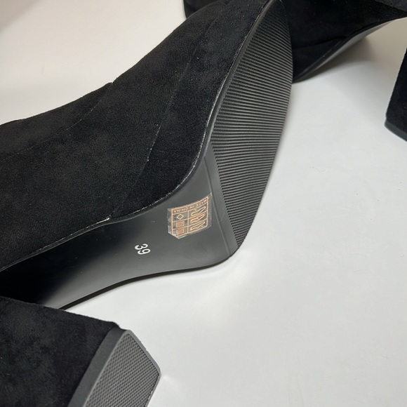 High Heel Ankle Boots Black Size 8 SHEIN - Picture 5 of 6